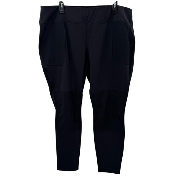 Carhartt Pants - Carhartt Womens Black Fitted Pants XXL Durable Stretch With Pockets For Work